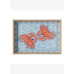 CRABS DEKORATİF TEPSİ 31X42 CM