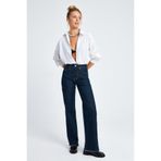 CRACPOT JEANS Kadın Esnek Yüksek Bel Wide Leg Jeans Pantolon