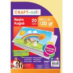 Craft And Arts 120 gr 20'li 25x35 Resim Kağıdı
