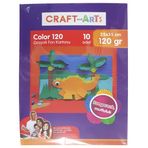 Craft And Arts Color 120 Dosyalı Fon Kartonu 10 Re