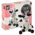 Craft ID İnek tığ seti | Amigurumi seti | tığ seti | çocuklar ve yetişkinler | tığ paketi pelüş hayvanlar | tığ seti hayvanlar | deneyimli tığ seti | tığ seti
