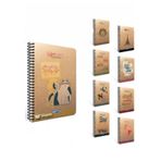 Craft Notes 100 Yaprak Çizgili Sert Kapak 17x24 cm Spiralli Defter
