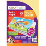 Craft&Arts 2535-20 Resim Kağıdı 25X35 20Li Poşet