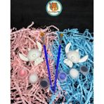 Craftboxtr Sevgililere Özel Stitch&angel Taş Boyama Seti/kendin Yap, Doğum Günü, Karne,etkinlik,tatil Hediyesi - Beyaz