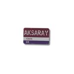 CraftbyBYC Aksaray Şehir Temalı Retro Ahşap Buzdolabı Magneti-Hediyelik Konsept Magnet