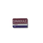 CraftbyBYC Çanakkale Şehir Temalı Retro Ahşap Buzdolabı Magneti-Hediyelik Konsept Magnet