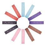 Craftdady 12 Adet Uzun Dikdörtgen Kağıt El İşi Kutular Karton Mücevher Hediye Kutusu Kolye Bilezik Saatler Hediyeler için Kapaklı, 21 x 4,5 x 2 cm