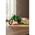 Craftivio 1:18 Ölçekli Yeşil Motorsiklet Sök Tak Tekerlekli 3+ Yaş Eğlenceli Koleksiyon Oyuncağı - Renkli