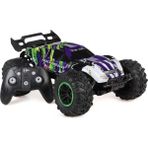 Craftivio 40 cm Dev Boy 4x4 Uzaktan Kumandalı Araba 1:16 Ölçek Şarjlı Off-Road Arazi Aracı - Mor - Yeşil