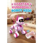Craftivio Akıllı Robot Kedi - Uzaktan Kumandalı, Dokunmatik, Programlanabilir, Dans Eden Eğitici Oyuncak - Çok Renkli