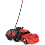 Craftivio Duman Atan Kumandalı Araba 1:18 Ölçekli Yarış Arabası Işıklı R/c Oyuncak - Kırmızı