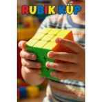 Craftivio Hızlı Dönen 3x3 Zeka Küpü - Stickerless (Etiketsiz) Profesyonel Sabır Küpü - Eğitici Akıl Oyunu - Çok Renkli
