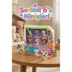 craftivio Little Pet Star Sevimli 6'lı Miniş Figür Seti - Hayvan Arkadaşları - Eğlenceli Oyuncak Paketi