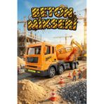 craftivio Sarı Sürtmeli Oyuncak Beton Mikseri İnşaat Kamyonu 17 cm - Eğitici Büyük Boy Erkek Çocuk Hediyesi