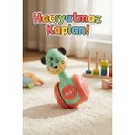Craftivio Sevimli Kaplan Müzikli Hacıyatmaz - Eğitici Bebek Oyuncağı - Sesli Hareketli Sallanan Denge Figürü - Çok Renkli