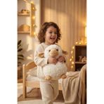 craftivio Yumuşacık Sevimli Kuzu Büyük Boy Peluş Oyuncak 38 Cm
