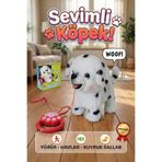 craftivio Yürüyen Havlayan Kuyruk Sallayan Tasmalı Peluş Köpek - Sesli ve Hareketli Oyuncak Köpek