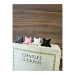 Craftix Sevimli Kedi Patisi ve Kafa Tasarımlı Kitap Ayracı (4 Renk Seçeneği)