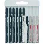 Craftomat T Şaft 10'lu Dekupaj Testere Ucu Set
