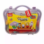 Crafy 2463 Kral Şakir 200 GR Çantalı Oyun Hamuru Seti