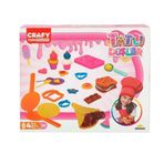 Crafy 3493 Tatlı Düşler 200 GR 22 Parça Oyun Hamuru Seti