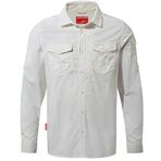 Craghoppers Nl ADV Ls erkek gömleği, beyaz (Optic White), M
