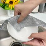 Craliche 2 Adet Tel Bulaşık Bezi Çift Katlı Banyo Mutfak Temizlik Lif