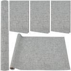 craspire 51 x 11,8 inç gri kitap malzemesi, keten, kitap kapağı, polyester kumaş, yüzey, kağıt sırtlı, dokuma cilt, kitaplar, albümler, koleksiyon defteri, arşivleme, kendin yap cilt