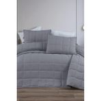 Cratos Comfort Çift Kişilik Yatak Örtüsü Gri - 240 x 250 cm