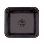 Crauf 490x440x190 mm Pvd Füme Siyah Lavello Eviye
