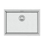 CRAUF Crauf Stella 4449 Inox 40x45 El Yapımı Paslanmaz Çelik Mutfak Eviyesi Gümüş