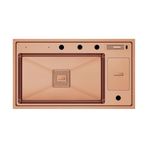Crauf Lusso 1060 El Yapımı 304 Paslanmaz Çelik Eviye (PVD Bakır)