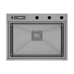 CRAUF Lusso 6391 - Nano Mat Gri Mutfak Eviyesi