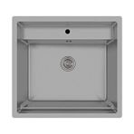 CRAUF Poli 6301 - Nano Mat Gri Mutfak Eviyesi