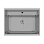CRAUF Poli 6302 - Nano Mat Gri Mutfak Eviyesi