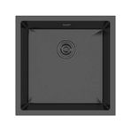 Crauf Stella 440x440X210 mm Pvd Füme Siyah Eviye