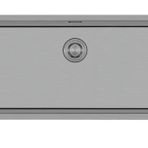 Crauf Stella El Yapımı Tek Gözlü 304 Paslanmaz Çelik Eviye (Nano Mat Gri, 65 cm x 44 cm)