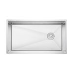 Crauf Vertice 304 Paslanmaz Çelik Tek Gözlü Mutfak Eviyesi (İnox, 48 cm x 70 cm)