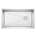 Crauf Vertice 304 Paslanmaz Çelik Tek Gözlü Mutfak Eviyesi (İnox, 48 cm x 75 cm)