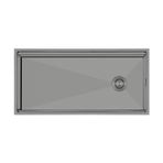 Crauf Vertice 304 Paslanmaz Çelik Tek Gözlü Mutfak Eviyesi (Nano Mat Gri, 48 cm x 98 cm)