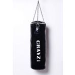 Crayz 70x25 Cm İçi Dolu Boks Kum Torbası + Tavan Askı Aparatı (Siyah)