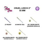 Crazy Fish Cruel Leech 5.5 cm Color:49-4 Slikon Yem