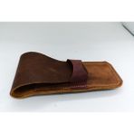 Crazy Hors Hakiki Deri El Emeği Özel Kalemleriniz Için Kalemlik Kalem Kutu 27 cm 6 cm Tra4 - Kahverengi