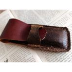 Crazy Hors Hakiki Deri El Emeği Özel Kalemleriniz Için Kalemlik Kalem Kutu 27 cm 6 cm W139 - Kahve