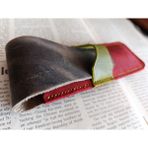 Crazy Hors Hakiki Deri El Emeği Özel Kalemleriniz Için Kalemlik Kalem Kutu 27 cm 6 cm Xe5 - Kahverengi