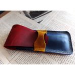 Crazy Hors Hakiki Deri El Emeği Özel Kalemleriniz Için Kalemlik Kalem Kutu 27 cm 6 cm Zmr8 - Kahve