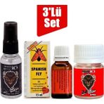 Crazy Shopping Bizon Sprey Spanish Fly Kadin Kadın Damla Bizon 100MG 10'lu - Paket