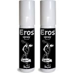 Crazy Shopping Eros Black *de.lay Spray* 2 Adet Erkeklere Geci.ktirici Sprey 20 ml - 1Paket