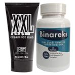 Crazy Shopping Hotxxl 50 ml Erkeğe Özel Uzun Kalın Boyutlandırıcı Krem + Yanında 1 Kutu Erkeğe 30LU Binareks Pırostat - 1Paket