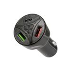 Crazy Shops BN72 55W Araç Içi Çakmaklık Hızlı Şarj Aleti Pd Charger 2 USB 1 Type-C Çıkış - 1 Adet